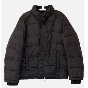 ANDREW MARK Men's Black Puffer Jacket